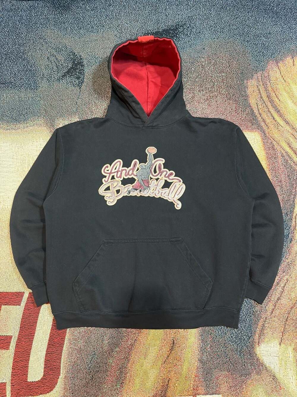 Vintage 00s And1 Basketball Pullover Hoodie